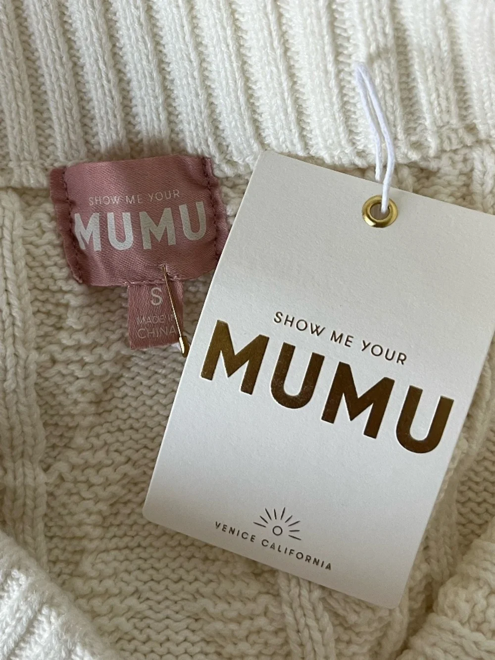 NWT SHOW ME YOUR MUMU x REVOLVE | Ridley Ruffle Sweater & Skirt Set | Size M & S